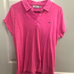 Vineyard Vines Polo(hot pink)